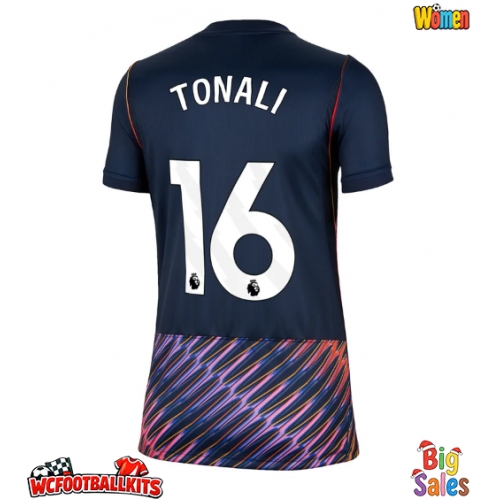 Tottenham Hotspur Sandro Tonali #16 Replica Away Stadium Shirt for Women 2026-27 Short Sleeve
